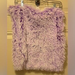 Miulee Fuzzy Purple Throw Pillow Covers Pair